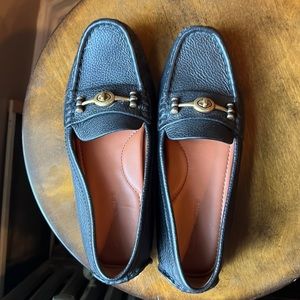 Black Coach loafers/moccasins